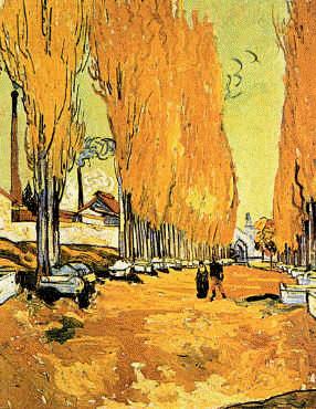 Vincent Van Gogh Les Alicamps Sweden oil painting art